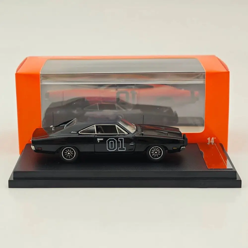 Mini Forge 1/64 1969 Chargr R/T & General Lee Diecast Model Car Miniature Limited Collection Toy Vehicle Models