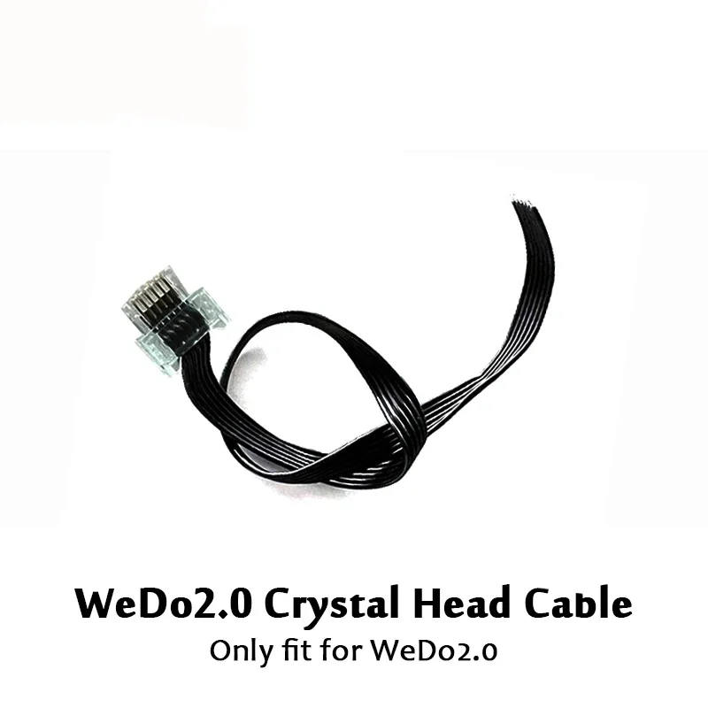 Wholesale 20Pcs The Spike WEDO 2.0 Crystal Connector Cable fit for 45678 45300 Motors Sensors Classic Robotics Parts Repair Toys