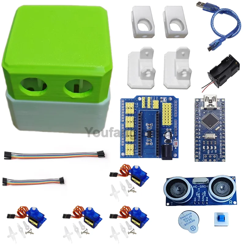 SG90 3D For OTTO Obstacle Avoidance Humanity Playmate Builder DIY Kit for Arduino Robot Open Source for NANO Programmable Robot