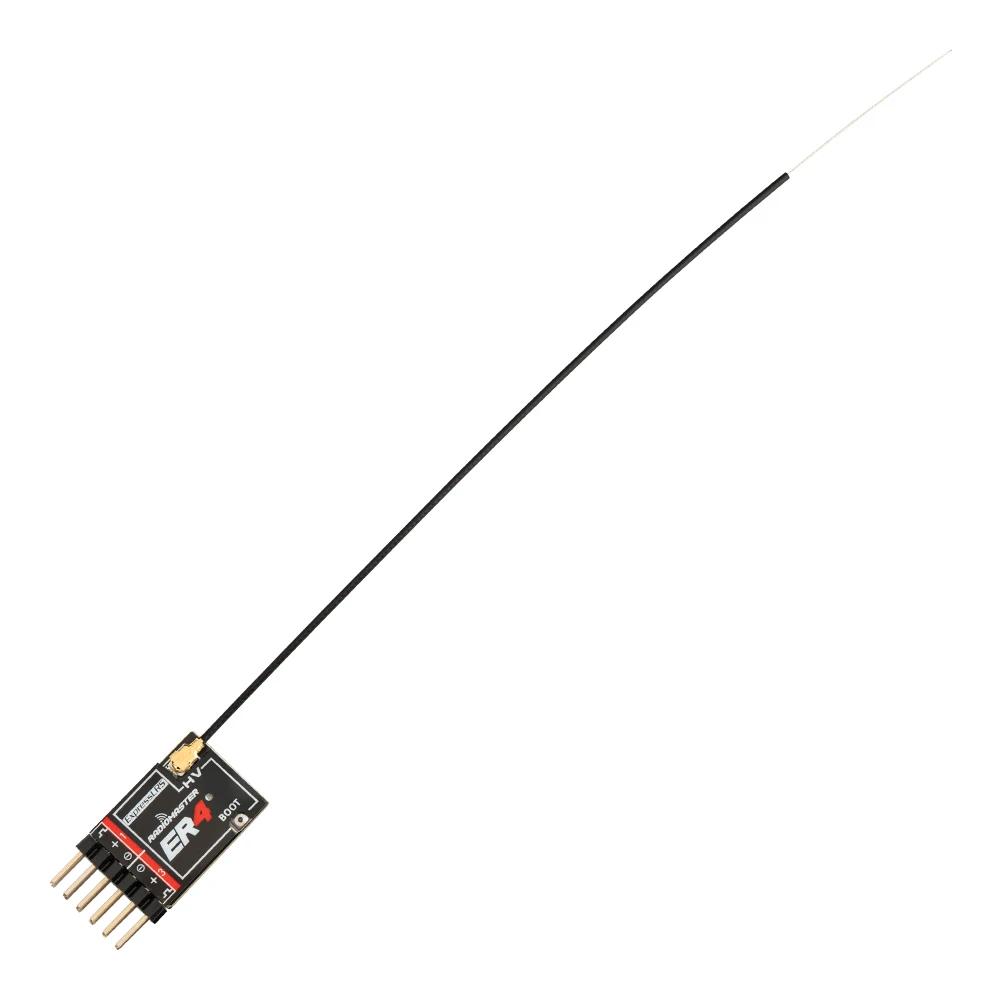 Radiomaster ER4 2.4Ghz 4CH 10mw ExpressLRS PWM Receiver For Small Aircraft Boats Cars