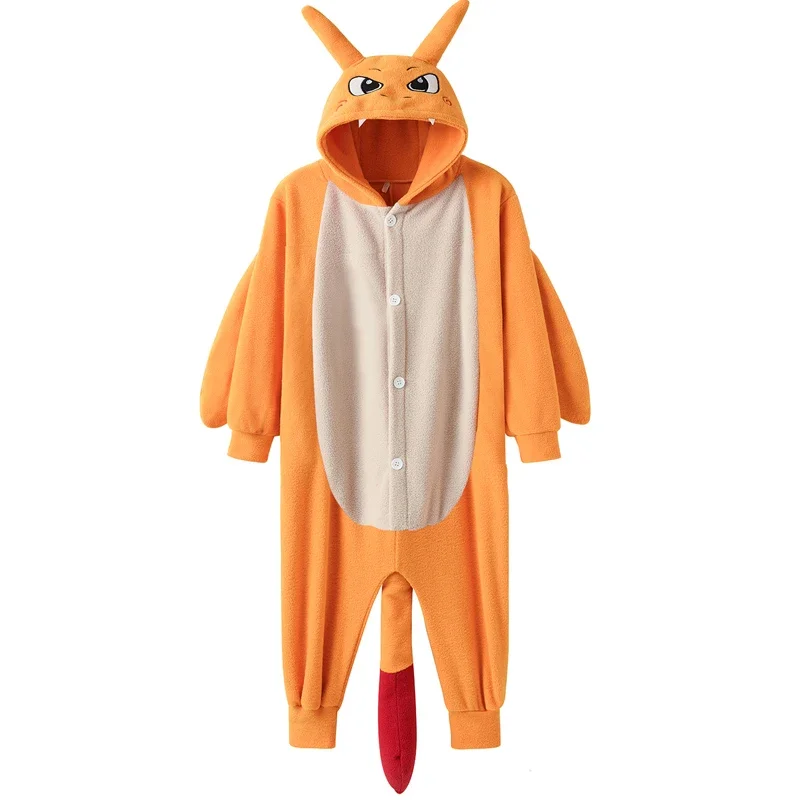 Onesie Charizard Cosplay Costume Pajamas For Women Men One-Piece Kigurumi Full Body Pijama Anime Pyjamas Christmas Sleepwear