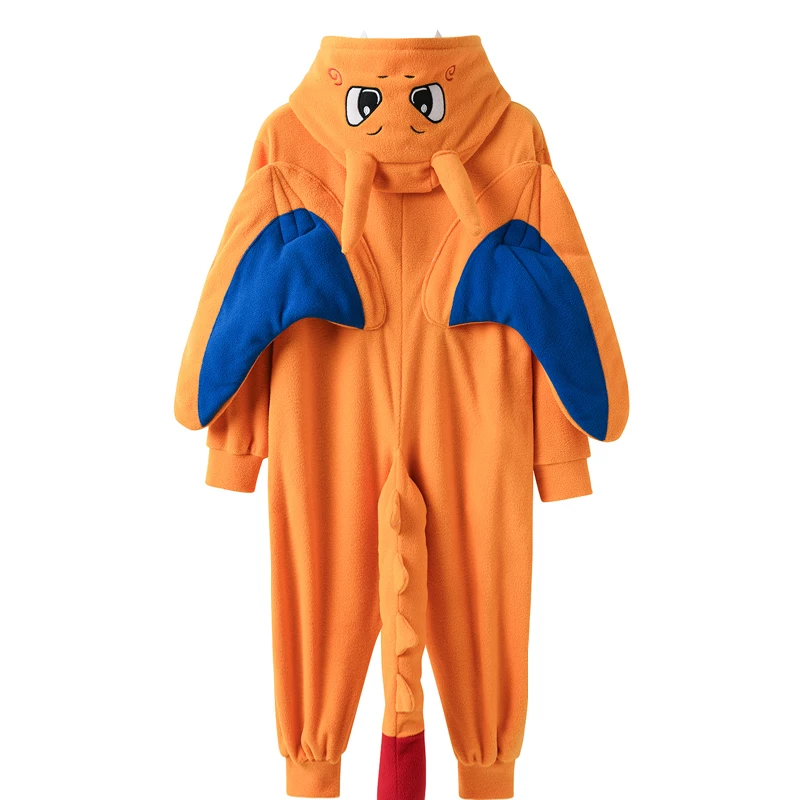 Onesie Charizard Cosplay Costume Pajamas For Women Men One-Piece Kigurumi Full Body Pijama Anime Pyjamas Christmas Sleepwear