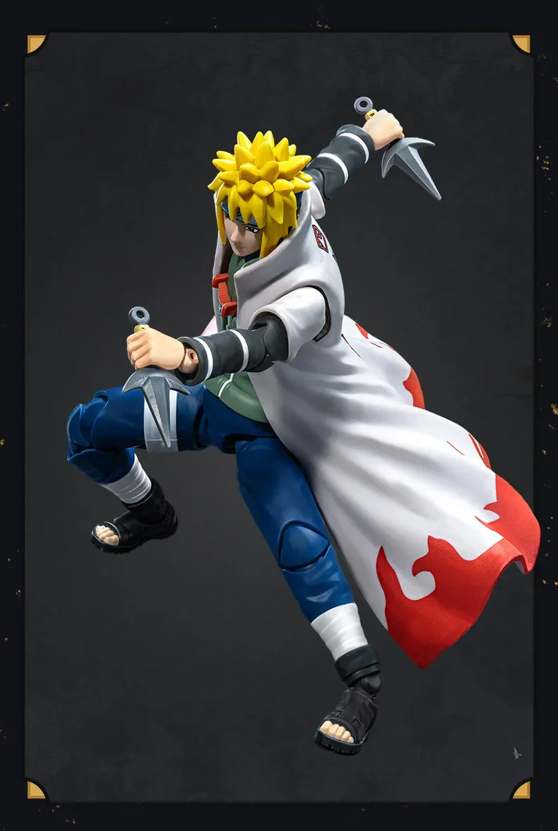BLOKEES Original NARUTO Uchiha Madara Kyuubi Kurama Sasuke Minato Bijyudama Shippūden Bijuu Assembled Action Figure Toy Model