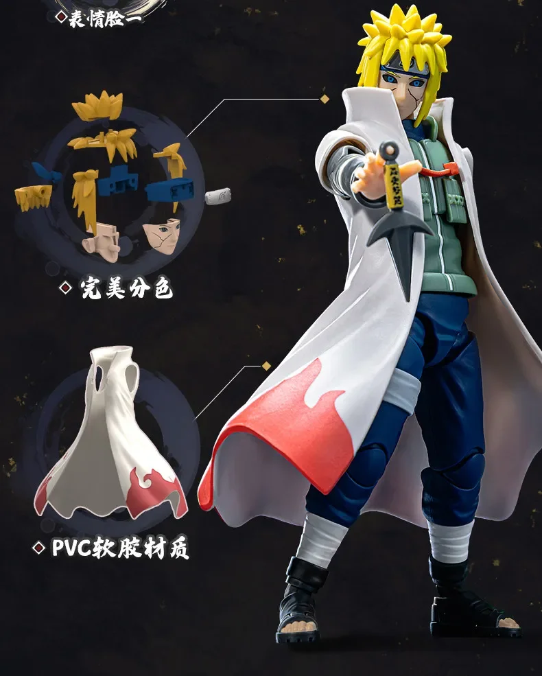 BLOKEES Original NARUTO Uchiha Madara Kyuubi Kurama Sasuke Minato Bijyudama Shippūden Bijuu Assembled Action Figure Toy Model