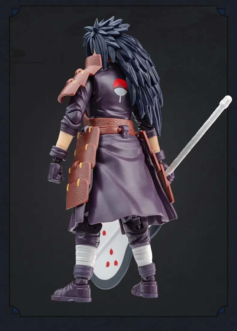 BLOKEES Original NARUTO Uchiha Madara Kyuubi Kurama Sasuke Minato Bijyudama Shippūden Bijuu Assembled Action Figure Toy Model