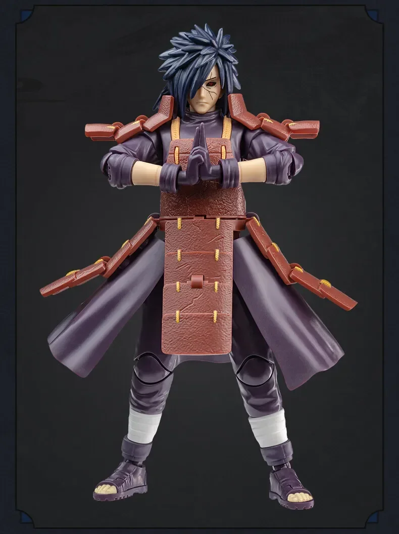 BLOKEES Original NARUTO Uchiha Madara Kyuubi Kurama Sasuke Minato Bijyudama Shippūden Bijuu Assembled Action Figure Toy Model