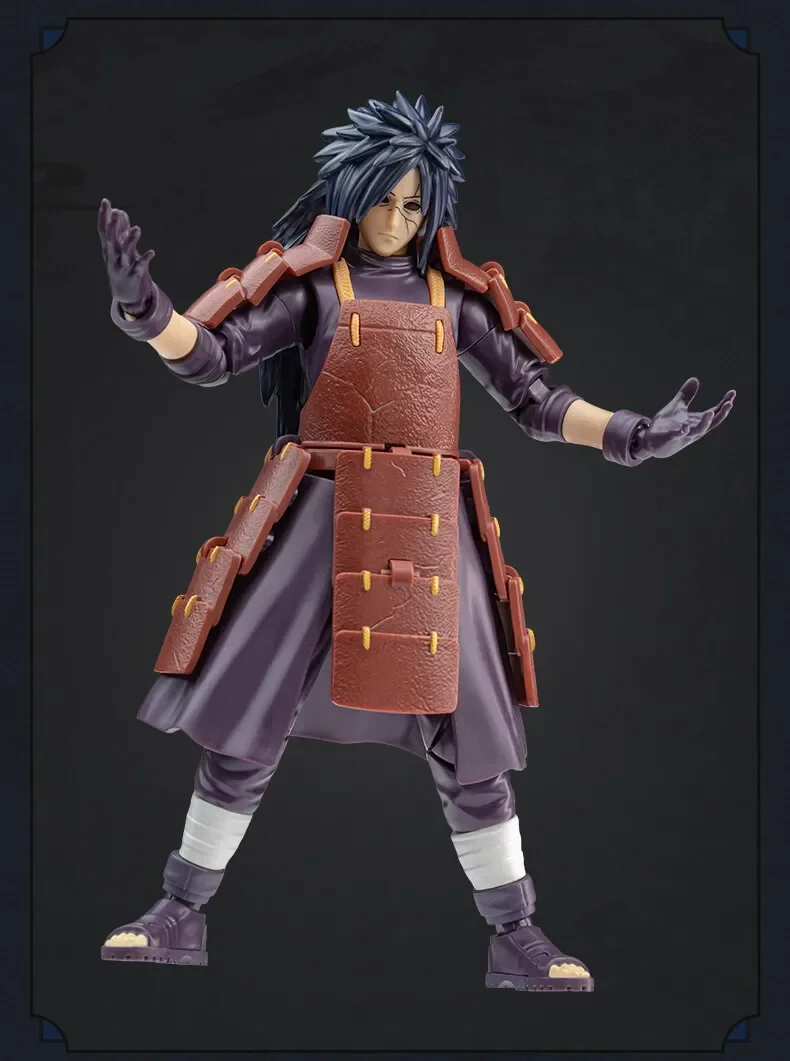 BLOKEES Original NARUTO Uchiha Madara Kyuubi Kurama Sasuke Minato Bijyudama Shippūden Bijuu Assembled Action Figure Toy Model