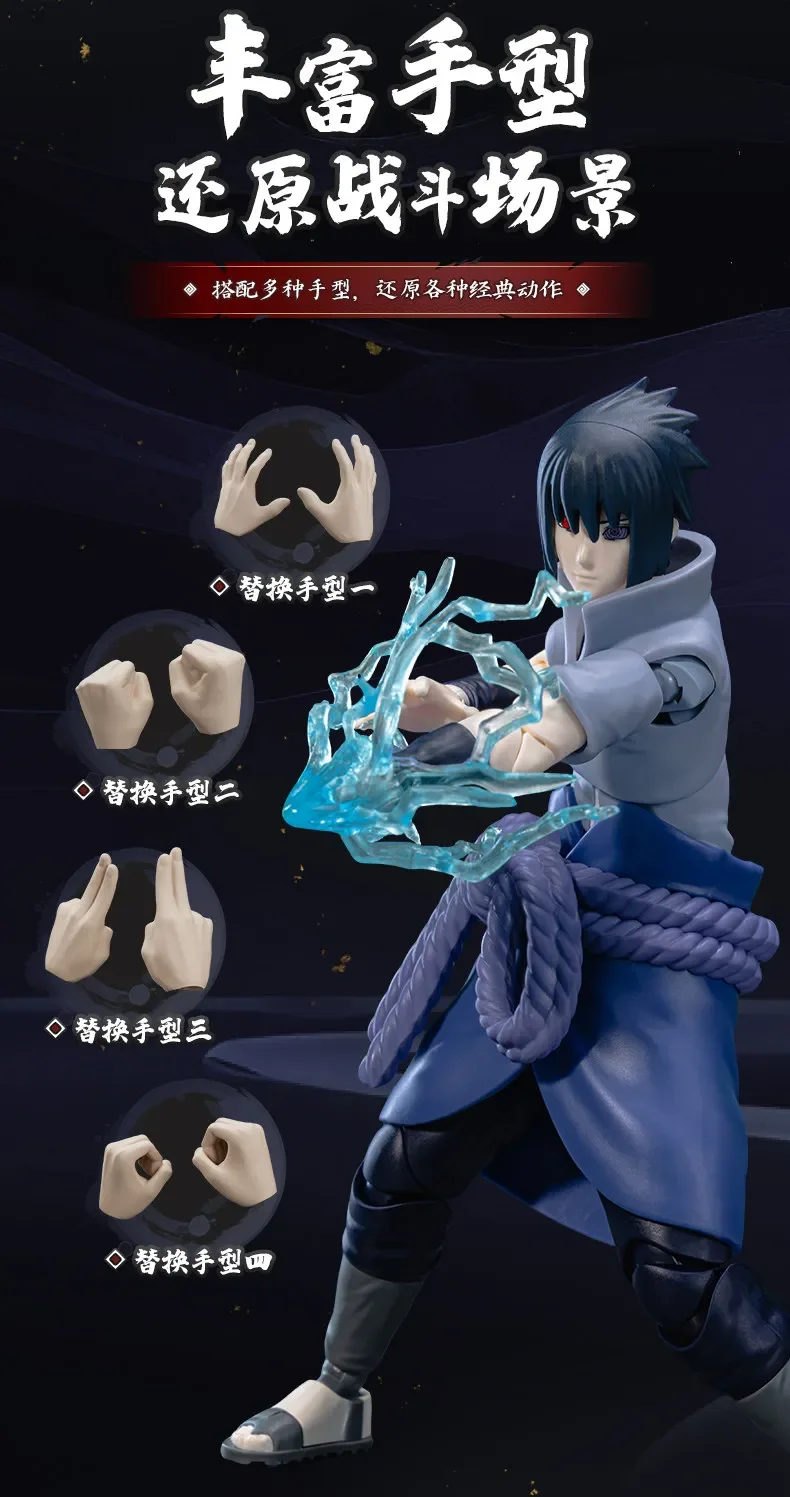 BLOKEES Original NARUTO Uchiha Madara Kyuubi Kurama Sasuke Minato Bijyudama Shippūden Bijuu Assembled Action Figure Toy Model