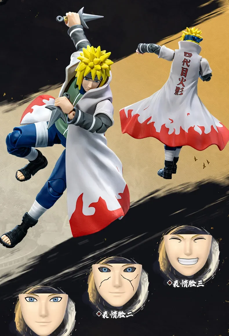 BLOKEES Original NARUTO Uchiha Madara Kyuubi Kurama Sasuke Minato Bijyudama Shippūden Bijuu Assembled Action Figure Toy Model