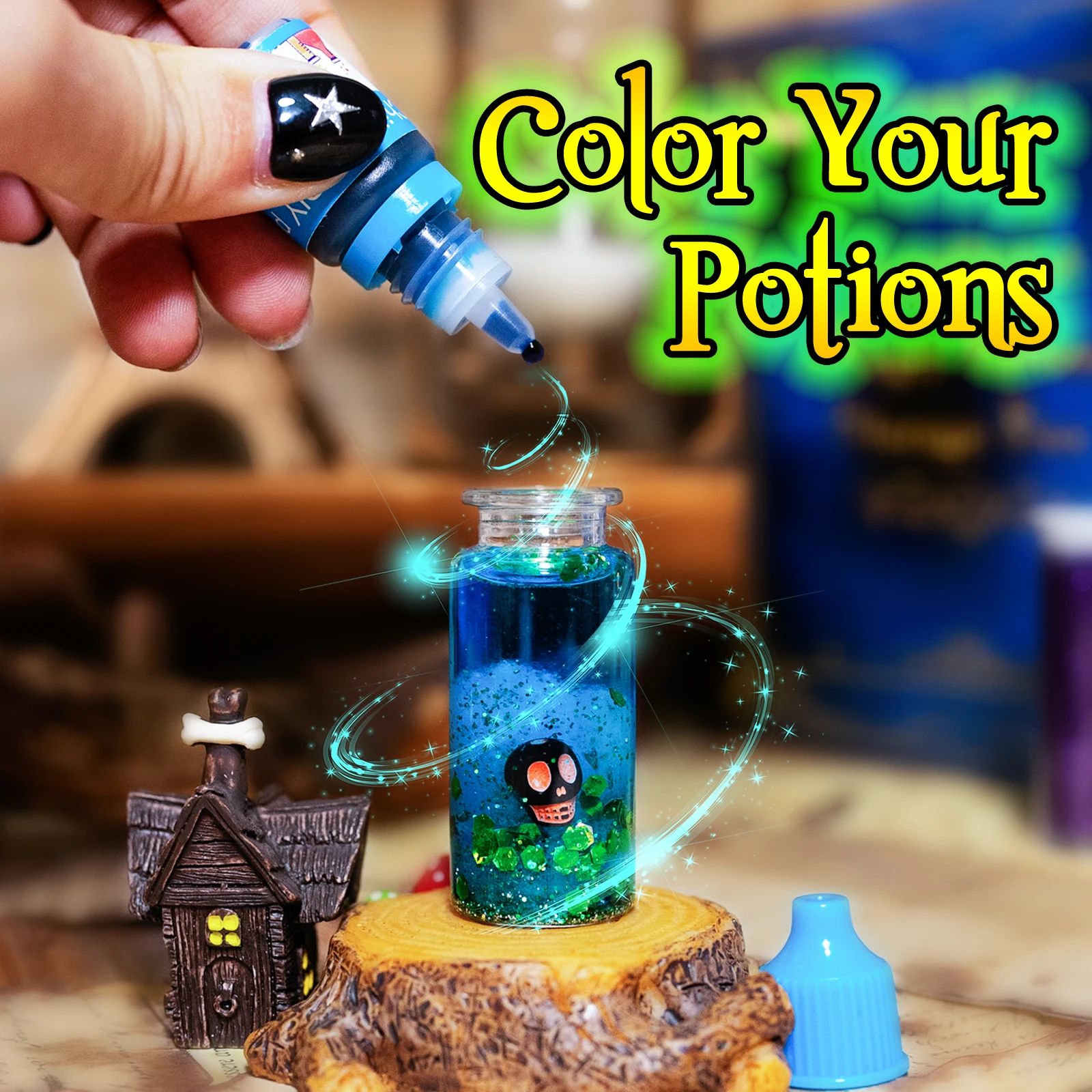 DIY Fairy Magical Potions Kit for Kids Potion Making Set Fairy Potion Bottles Craft Toy Science Set Magic Kits