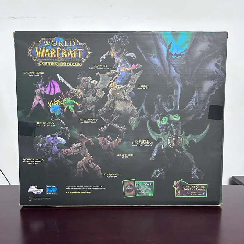 WOW Game Fall of The Lich King Arthas Menethil Demon Hunter Illidan Devil DC05 Figma Action Figure Model Toys Joint Movable Doll