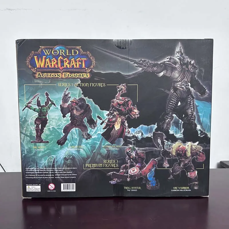 WOW Game Fall of The Lich King Arthas Menethil Demon Hunter Illidan Devil DC05 Figma Action Figure Model Toys Joint Movable Doll