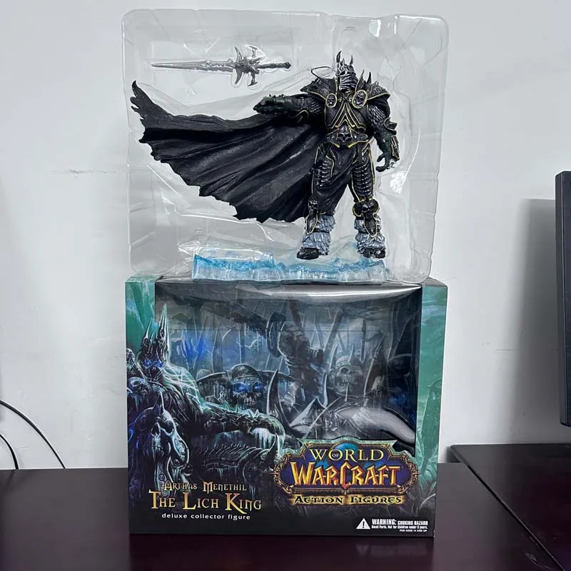 WOW Game Fall of The Lich King Arthas Menethil Demon Hunter Illidan Devil DC05 Figma Action Figure Model Toys Joint Movable Doll