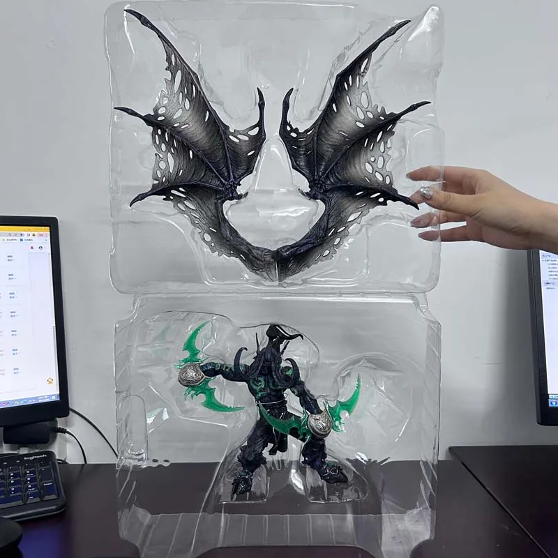 WOW Game Fall of The Lich King Arthas Menethil Demon Hunter Illidan Devil DC05 Figma Action Figure Model Toys Joint Movable Doll