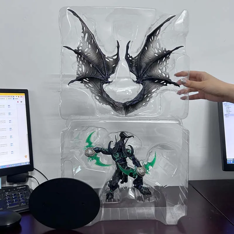 WOW Game Fall of The Lich King Arthas Menethil Demon Hunter Illidan Devil DC05 Figma Action Figure Model Toys Joint Movable Doll