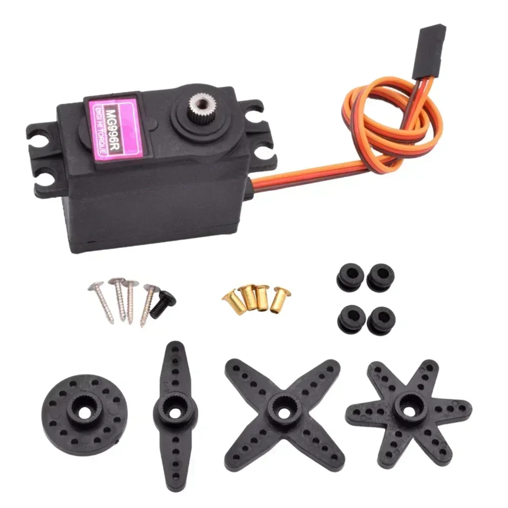 MG995 MG996R JR Steering Rotation Servo Motor 180 360 MG 996 High Speed Torque Metal Gear for RC Car Helicopter Arduino Robot