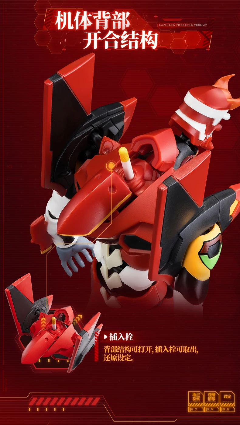BLOKEES Original EVANGELION TYPE-00 TV 02 01 08 EVA00 NEON GENESIS EVANGELION Asuka Shinji Assembled Action Figure Anime Toys