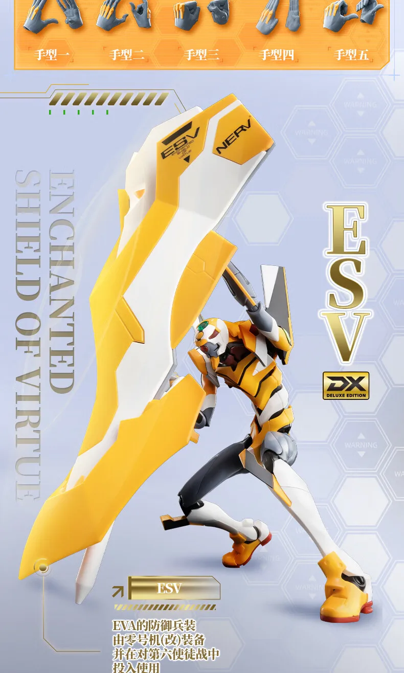BLOKEES Original EVANGELION TYPE-00 TV 02 01 08 EVA00 NEON GENESIS EVANGELION Asuka Shinji Assembled Action Figure Anime Toys