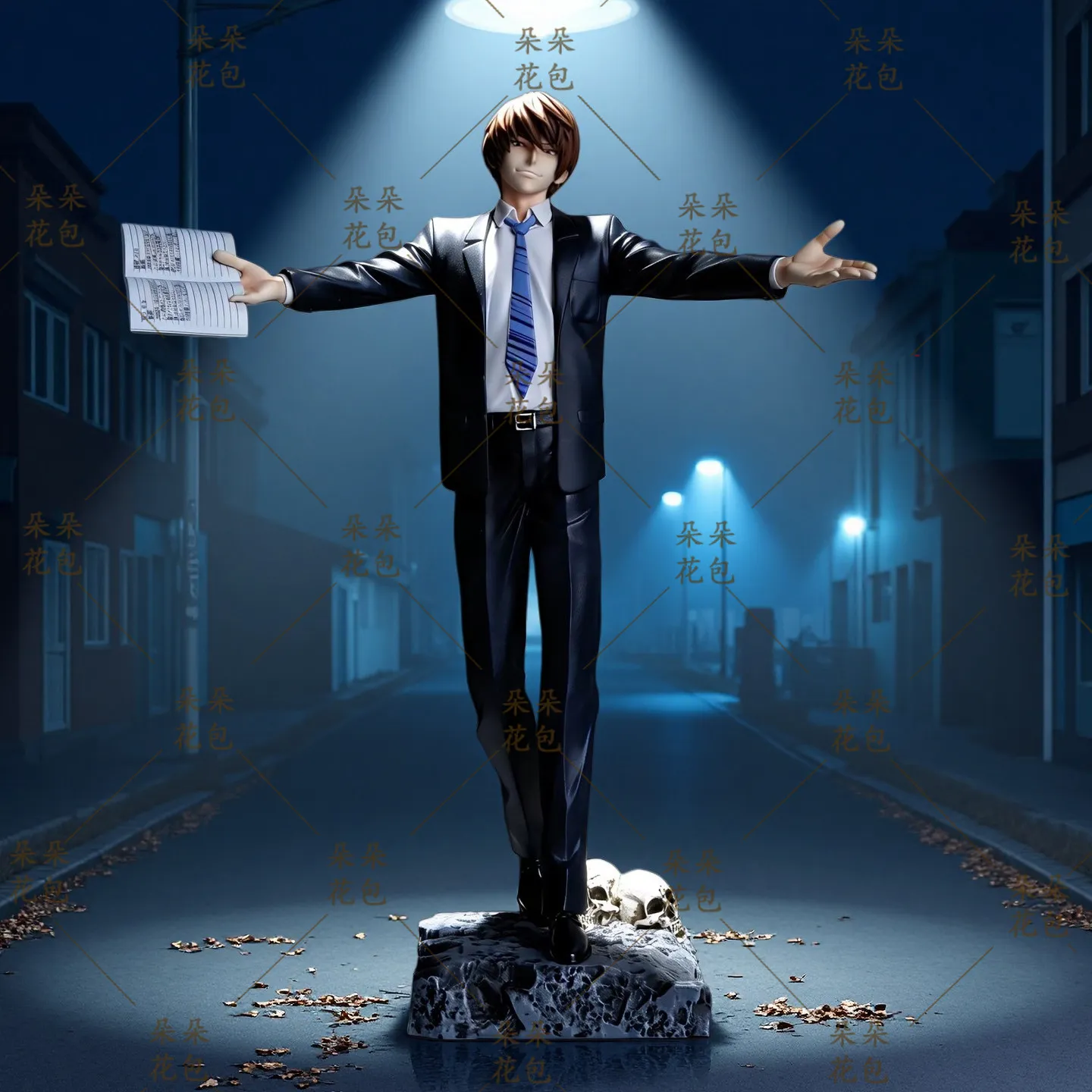 Death Note Light Yagami Figure Pvc Collectible Figurine Suit Uniform Desktop Decoration Ornament For Anime Fans Collection Gift