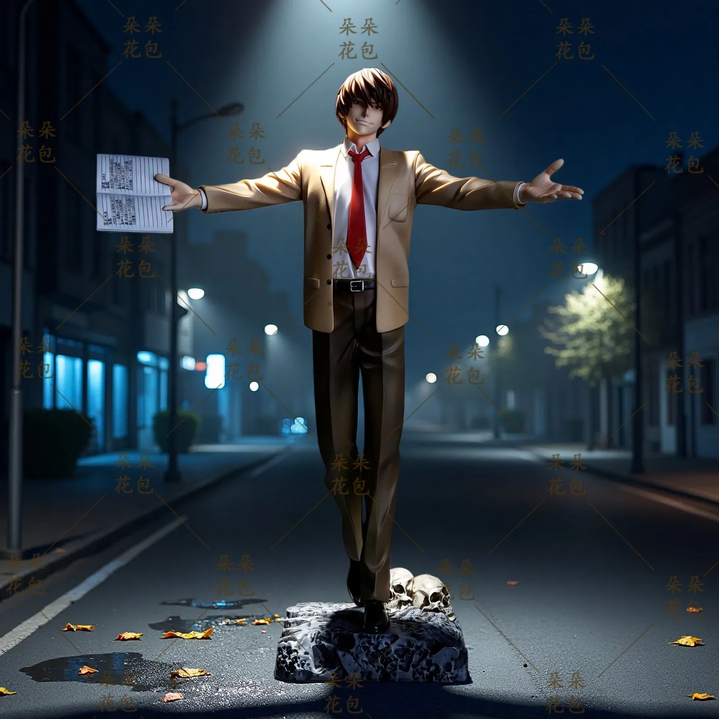 Death Note Light Yagami Figure Pvc Collectible Figurine Suit Uniform Desktop Decoration Ornament For Anime Fans Collection Gift