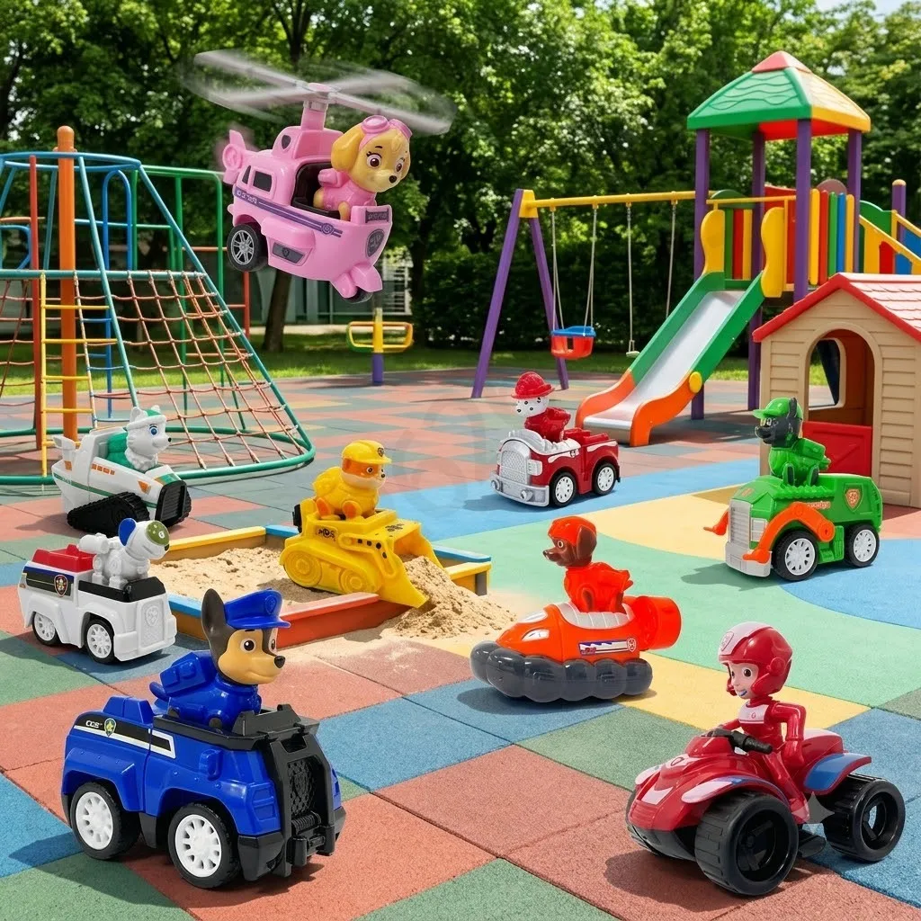 Paw Patrol Toy Set Character Dolls for Assembly for Halloween, Christmas and School Days As Gifts Cartoon Anime Figures