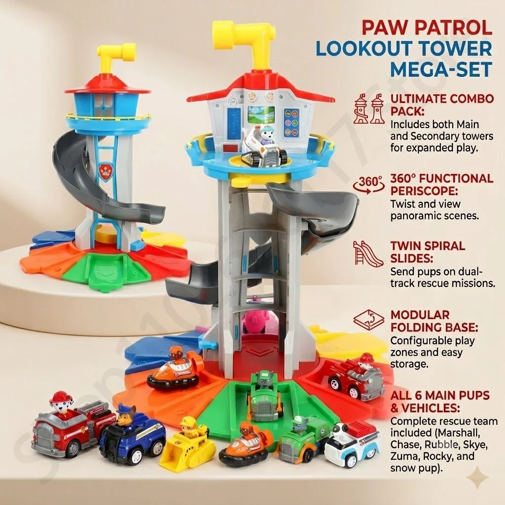 Paw Patrol Toy Set Character Dolls for Assembly for Halloween, Christmas and School Days As Gifts Cartoon Anime Figures