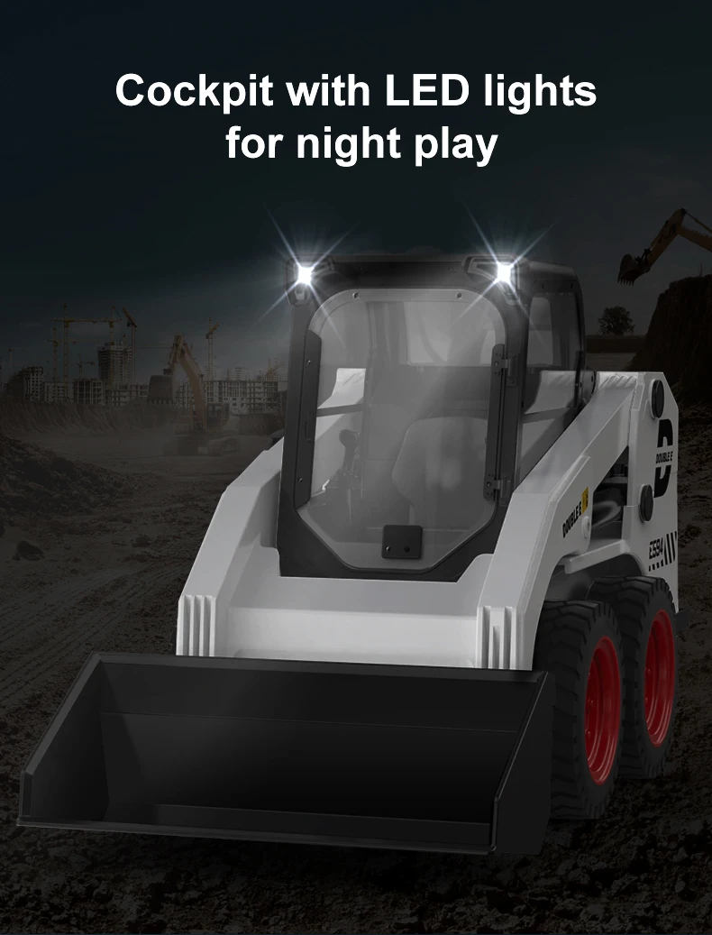 2025 Double E RC Truck Loader 1/14 E594 RC excavator Remote control Car Engineering vehicles Trucks Toys for Boys Children Gift