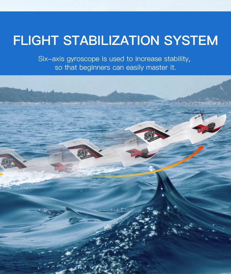 KF603 RC Plane Boat 2.4G 3CH Sea And Air RC Glider EPP Foam Water Land Flying Airplane Toys Gift For Boys