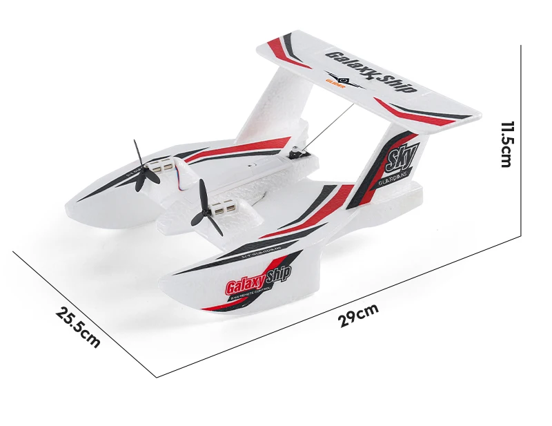 KF603 RC Plane Boat 2.4G 3CH Sea And Air RC Glider EPP Foam Water Land Flying Airplane Toys Gift For Boys