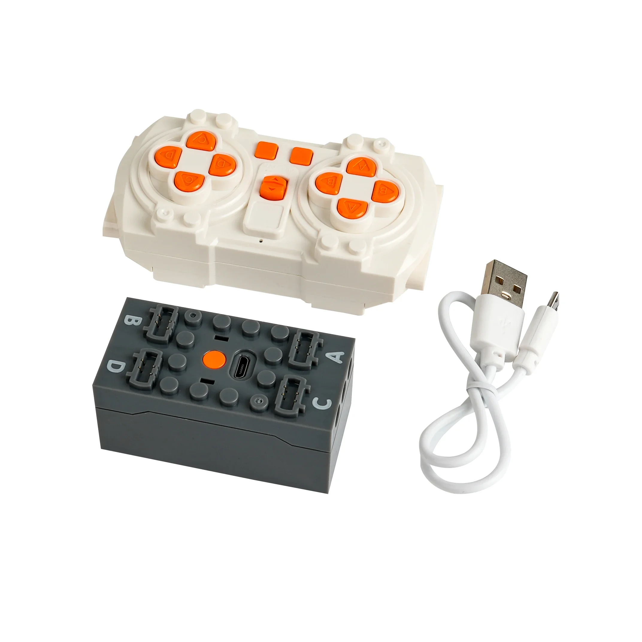 APP Programmable Building Blocks Kit with Servo Motor & 8-Speed Remote Control Battery Box Compatible Legoeds PF MOC System