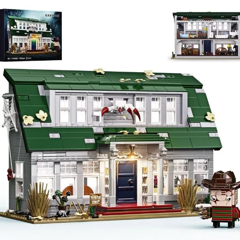 Freddy's House Villa Architecture Building Blocks Toy MOC Simulated Cottage Model Bricks Toys Home Decor Boys Festival Gifts