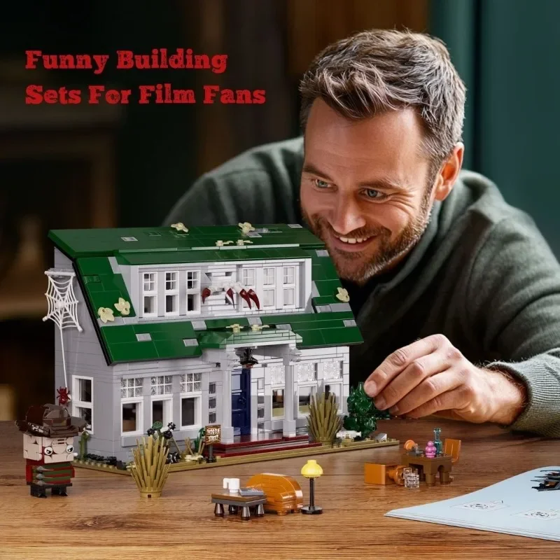 Freddy's House Villa Architecture Building Blocks Toy MOC Simulated Cottage Model Bricks Toys Home Decor Boys Festival Gifts