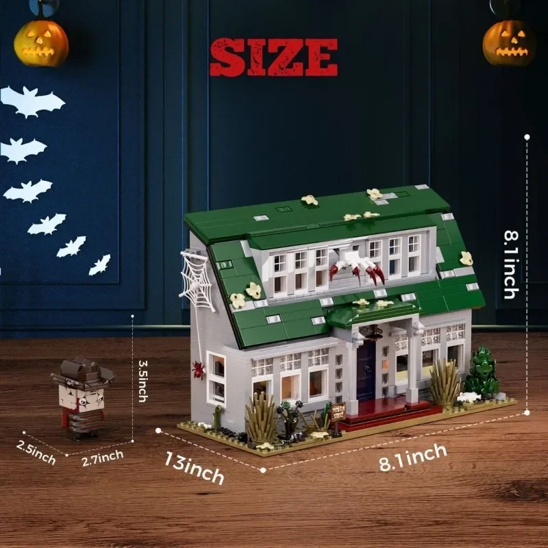 Freddy's House Villa Architecture Building Blocks Toy MOC Simulated Cottage Model Bricks Toys Home Decor Boys Festival Gifts