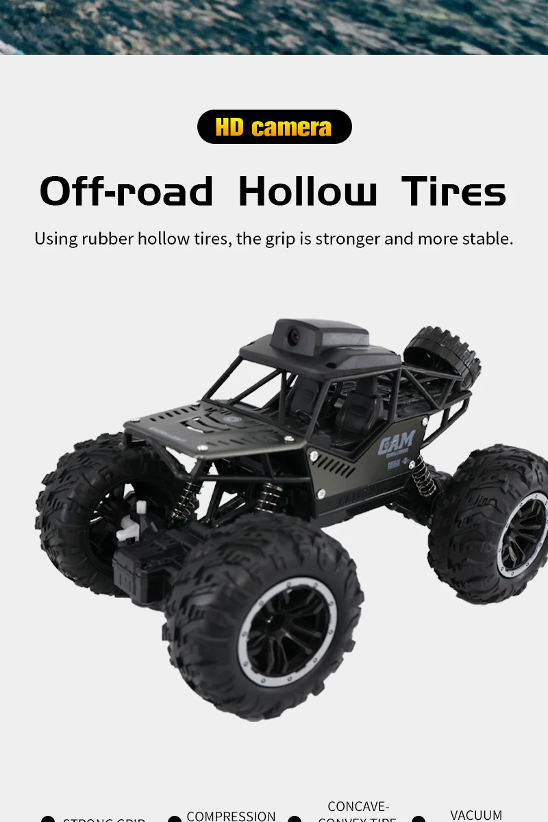 Rc Car with Camera Lcd Remote Fpv Real Time Transmission High Speed 2.4g Remote Control Car Take Pictures Toys For Kids Adults