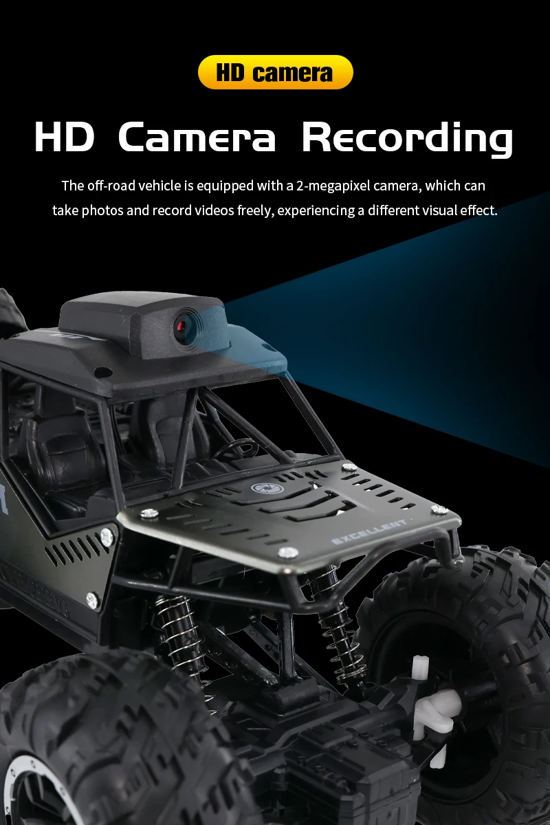 Rc Car with Camera Lcd Remote Fpv Real Time Transmission High Speed 2.4g Remote Control Car Take Pictures Toys For Kids Adults