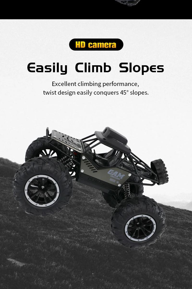 Rc Car with Camera Lcd Remote Fpv Real Time Transmission High Speed 2.4g Remote Control Car Take Pictures Toys For Kids Adults