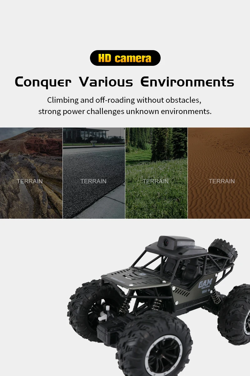 Rc Car with Camera Lcd Remote Fpv Real Time Transmission High Speed 2.4g Remote Control Car Take Pictures Toys For Kids Adults