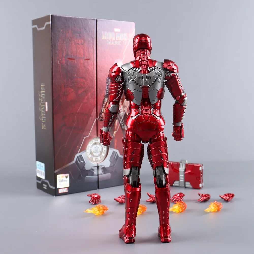 ZD Toys Iron Man Action Figure Joint Movable MK1 MK3 MK6 MK7 MK42 MK45 MK50 MK85 MK17 MK33 MK39 Adult Collection Figure Gift