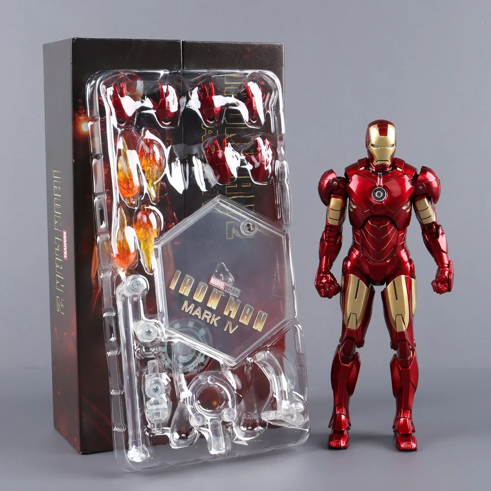 ZD Toys Iron Man Action Figure Joint Movable MK1 MK3 MK6 MK7 MK42 MK45 MK50 MK85 MK17 MK33 MK39 Adult Collection Figure Gift