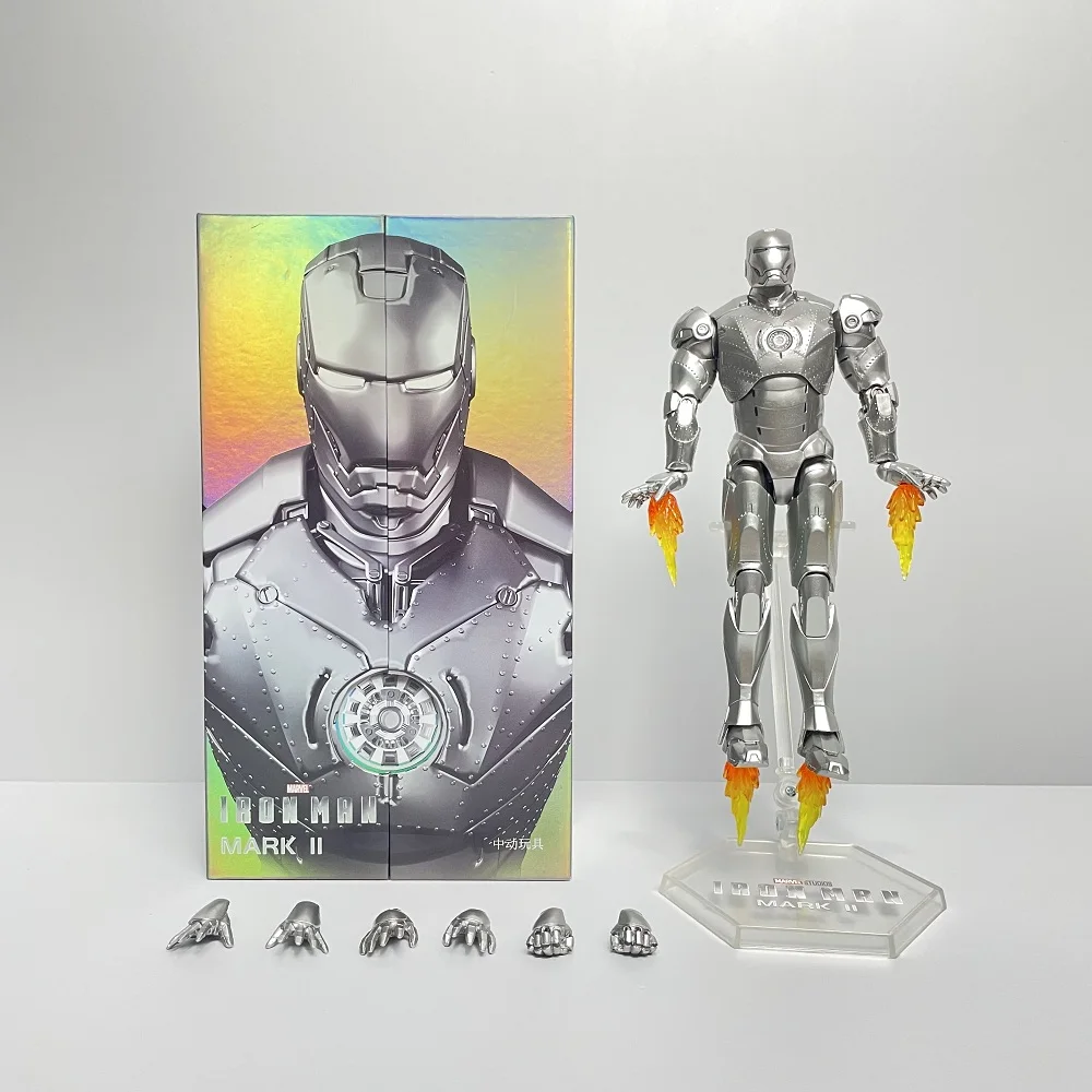 ZD Toys Iron Man Action Figure Joint Movable MK1 MK3 MK6 MK7 MK42 MK45 MK50 MK85 MK17 MK33 MK39 Adult Collection Figure Gift