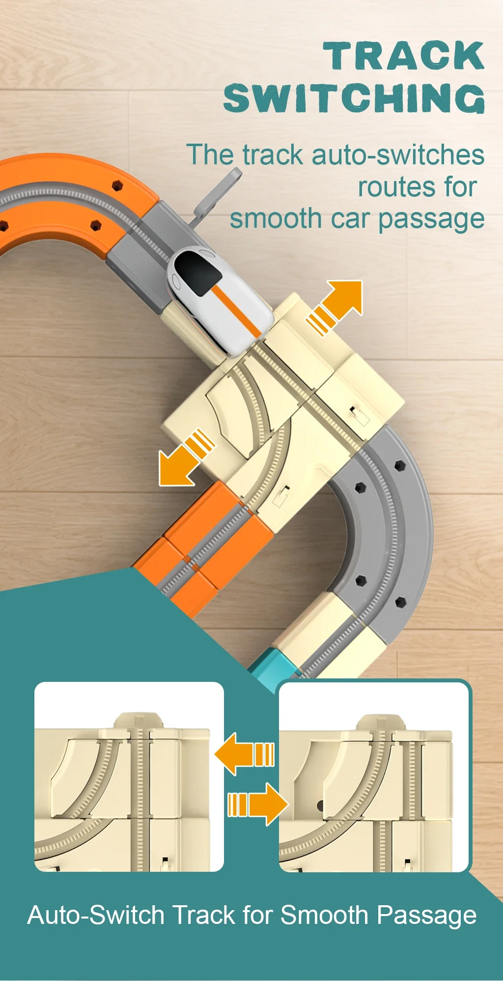 Magic 3D Track Cube Educational High Speed Electric Rail Train Set Toy with Automatic Lift for Home Indoor Assembly Play