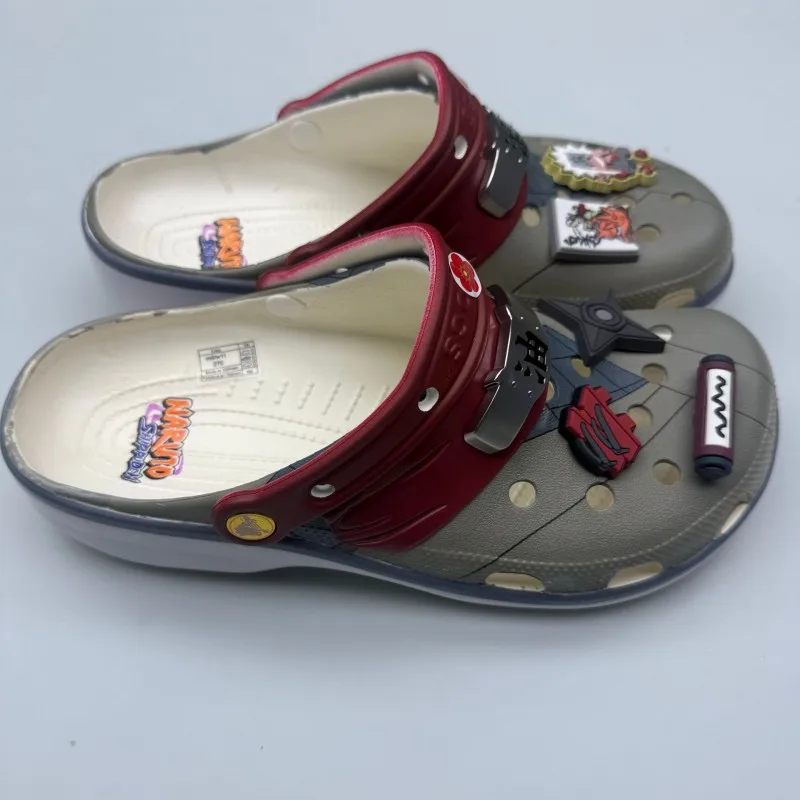 Anime Slippers Outdoor Travel Beach Sandals Men Non-Slip Home Shoes Slipper Cartoon Sasuke Cave Shoes NARUTO Kakashi Itachi Gift