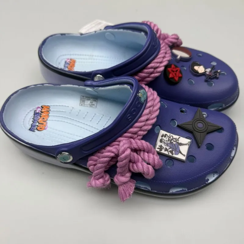 Anime Slippers Outdoor Travel Beach Sandals Men Non-Slip Home Shoes Slipper Cartoon Sasuke Cave Shoes NARUTO Kakashi Itachi Gift