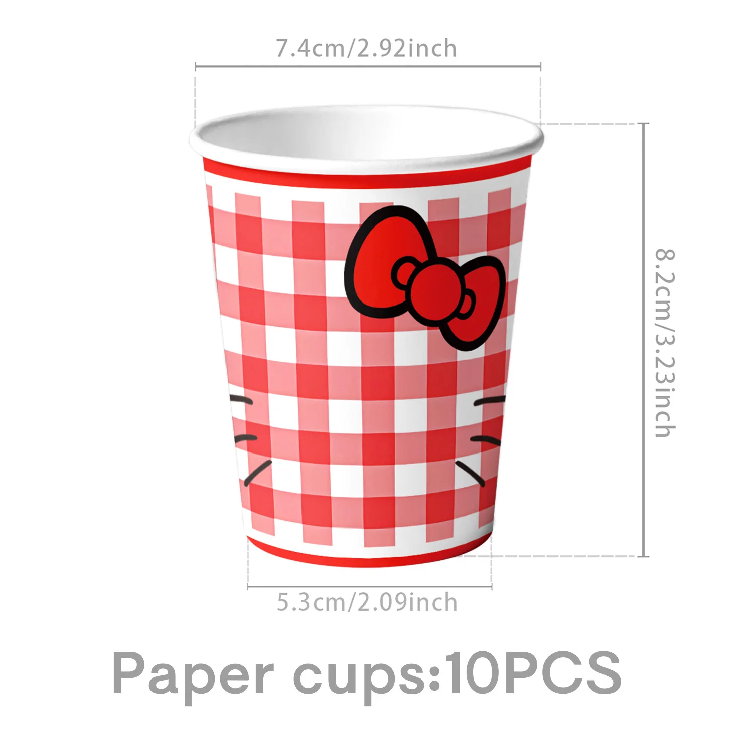 60Pcs Cute Pink Cartoon Cat Birthday Party Decor Plates Cups Napkin Disposable Tableware for Girls Birthday Baby Shower Supplies