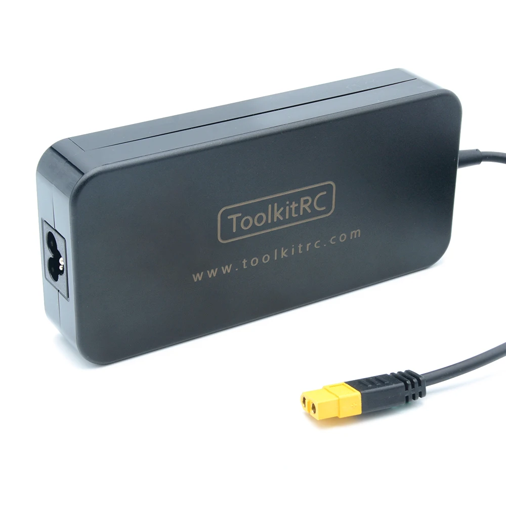 ToolKitRC ADP200 200W 4A Charger Power DC19.5V 10.3A Supply With XT60 Output Adapter for RC ISDT GTPower HotRC SkyRC Chargers