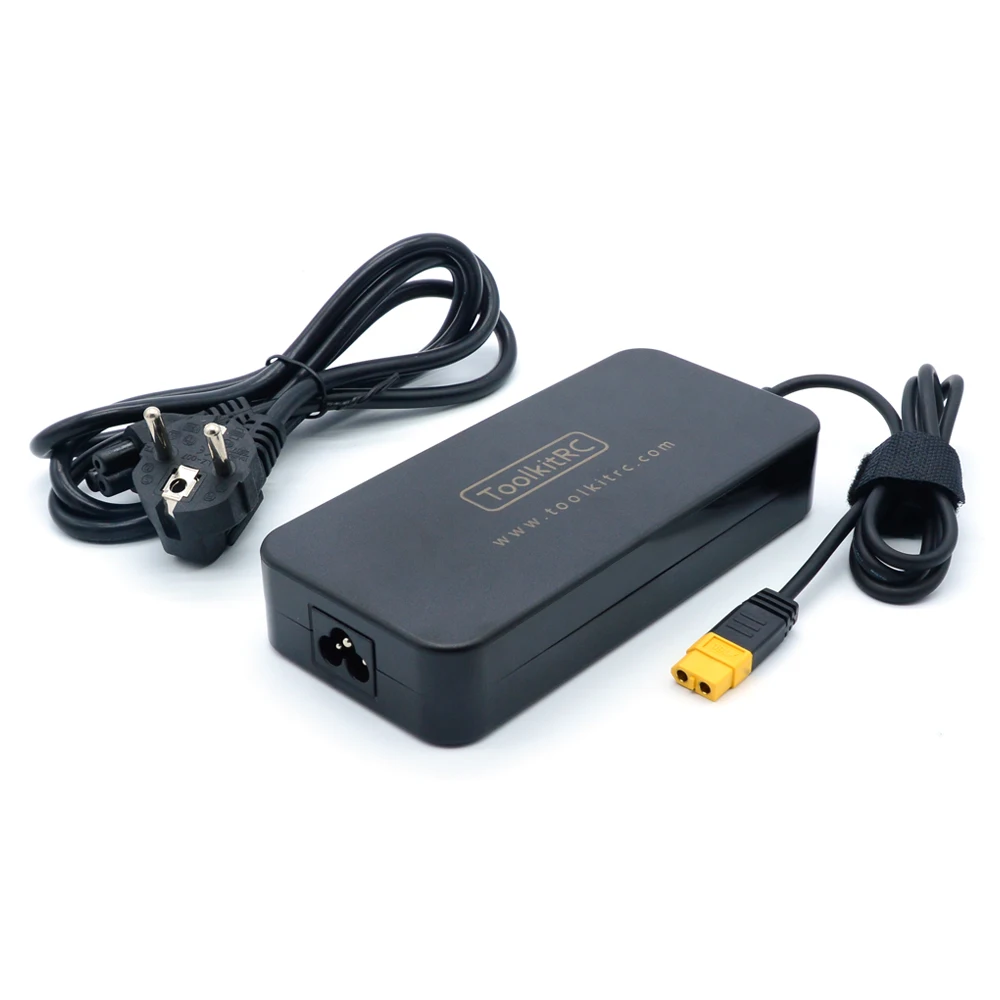 ToolKitRC ADP200 200W 4A Charger Power DC19.5V 10.3A Supply With XT60 Output Adapter for RC ISDT GTPower HotRC SkyRC Chargers