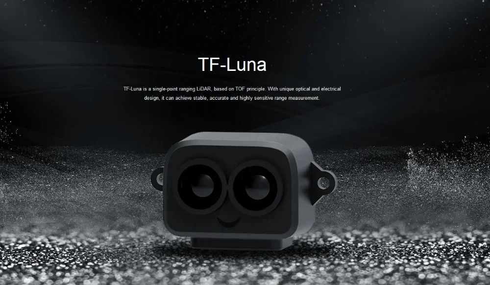 TF Luna LiDAR Range Finder Sensor High Precision 0.2-8m Distance Measuring Module UART IIC 5V for Robotics Systems