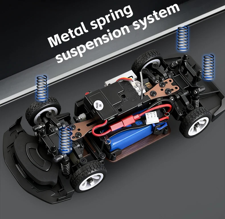 WLtoys 284019-A 284191 1:28 2.4G RC Car With LED Lights 4WD Gyro 30KM/H Remote Control Car Off-Road Drift Vehicle Toys For Kid