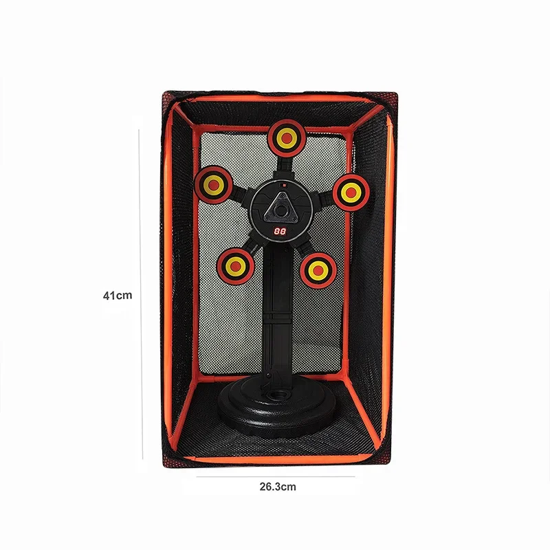 Targets for Nerf Guns Auto Reset Electric Shooting Target Accessories Kids Sound Light Shooting Game Toys High Precision Scoring