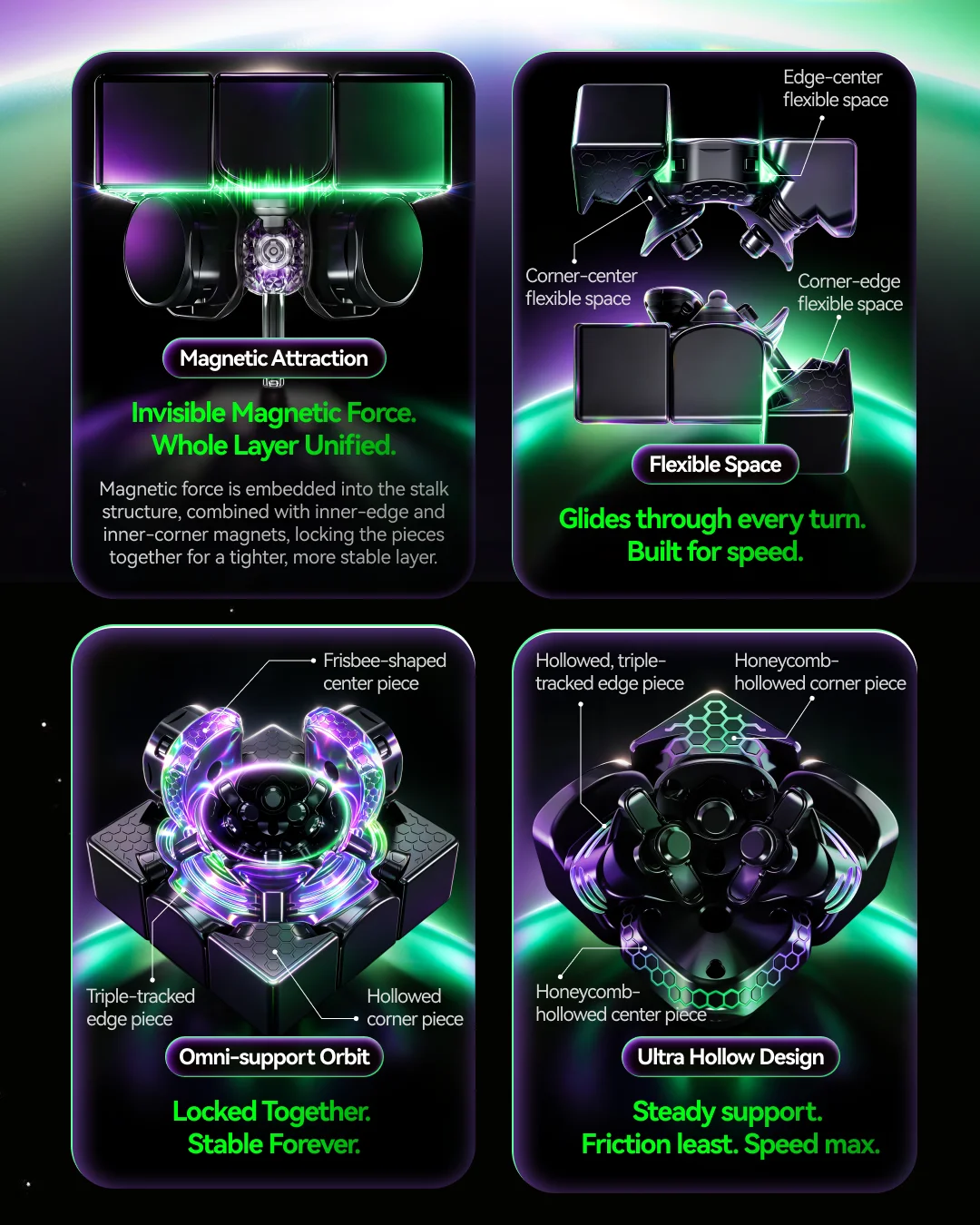 [JudyCube] GAN 17 MagDrive UV 3x3 Magnetic Magic Cube Gan17 New Flagship Stickerless Professional Fidget Toys Cubo Magico